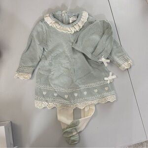 VINTAGE STYLE HANDMADE KNIT OUTFIT